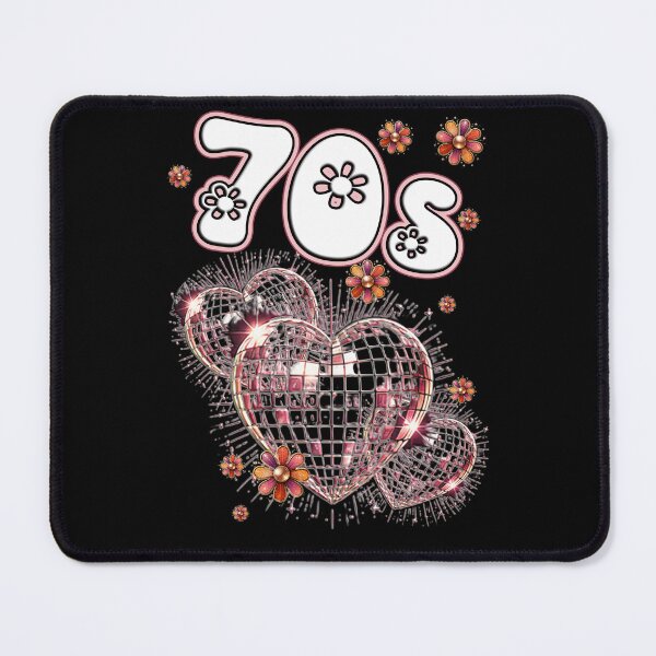 Item preview, 70s Disco Love Heart Mirror Ball Retro Flower Power designed and sold by Jt41.