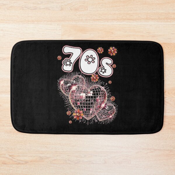 Item preview, 70s Disco Love Heart Mirror Ball Retro Flower Power designed and sold by Jt41.