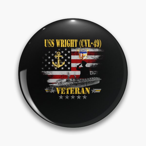 Item preview, USS Wright CVL-49 Veteran Patriotic Aircraft Carrier Navy Graphic designed and sold by Osstaramilua.