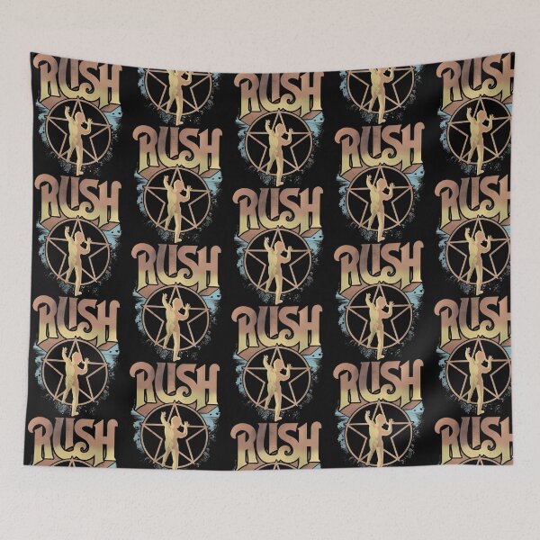 Item preview, Rush Band 2112 Starman Vintage Rock Music Logo designed and sold by DarrenMorrisArt.