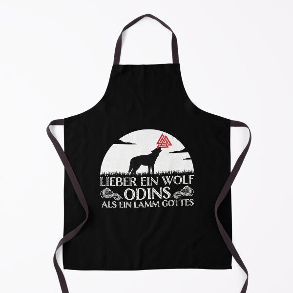 Item preview, Wolf Odin Norse Mythology Viking German Quote Design designed and sold by hovergzstrow.