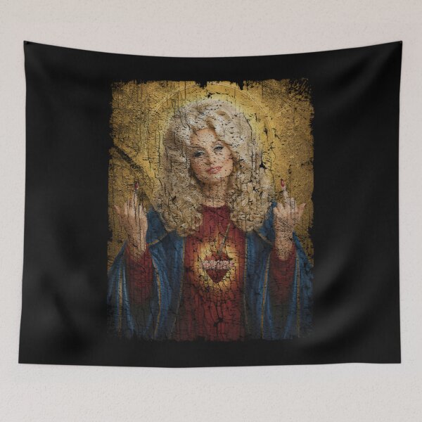 Item preview, SAINT QUEEN DOLLY PARTON MIDDLE FINGER designed and sold by regal-crown.