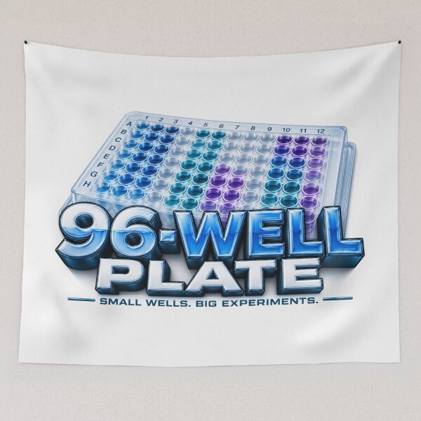 Item preview, 96 Well Plate Big Experiments designed and sold by pradeepvisuals.