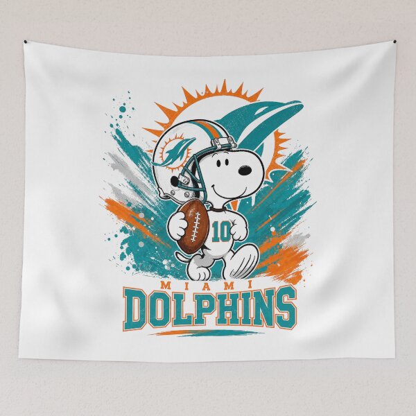 Item preview, Snoopy Miami Football Graphic Grunge Art  designed and sold by CaneufeyCip.