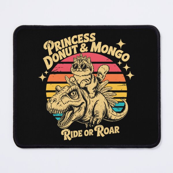 Item preview, Princess Donut & Mongo Cat Dinosaur designed and sold by KarenDavi34117.