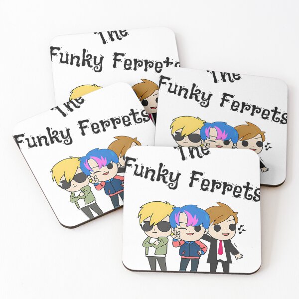 Item preview, The Funky Ferrets designed and sold by unboundbear.
