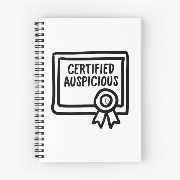 Item preview, Certified Auspicious designed and sold by Peter Fyfe's Squalid Little Merch Shop.