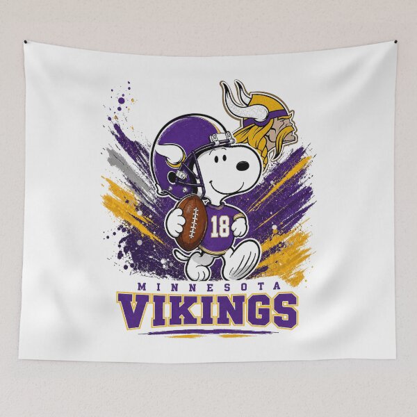 Item preview, Snoopy Minnesota Football Graphic Grunge Art  designed and sold by CaneufeyCip.