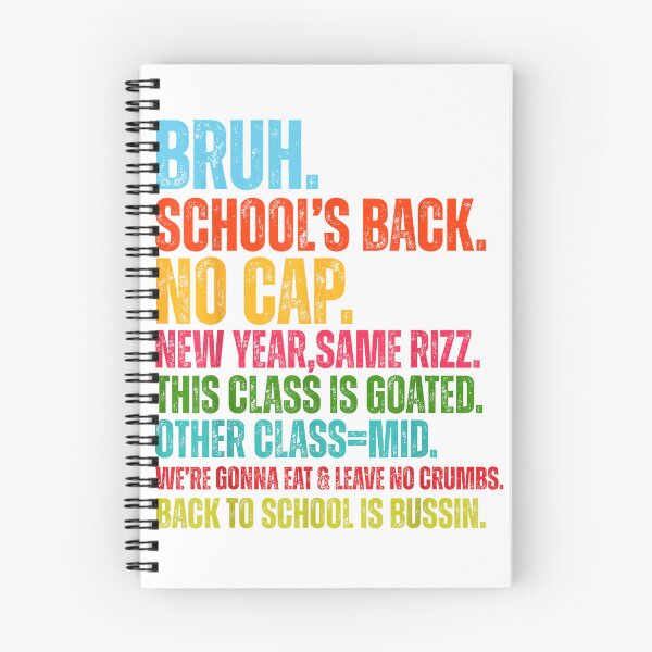 Artikelvorschau, Vintage Bruh We Back No Cap Bruh We're Back Student Teacher T-Shirt entworfen und verkauft von KTY-NUSS.