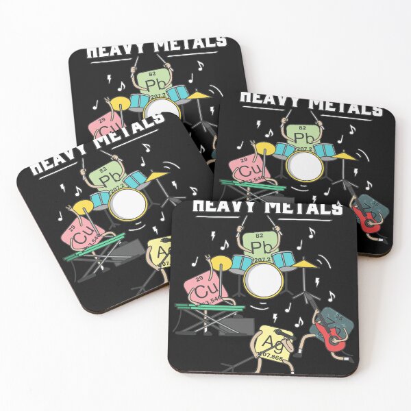Item preview, Heavy Metals Band Elements Rock Art designed and sold by STEPHENAGON.