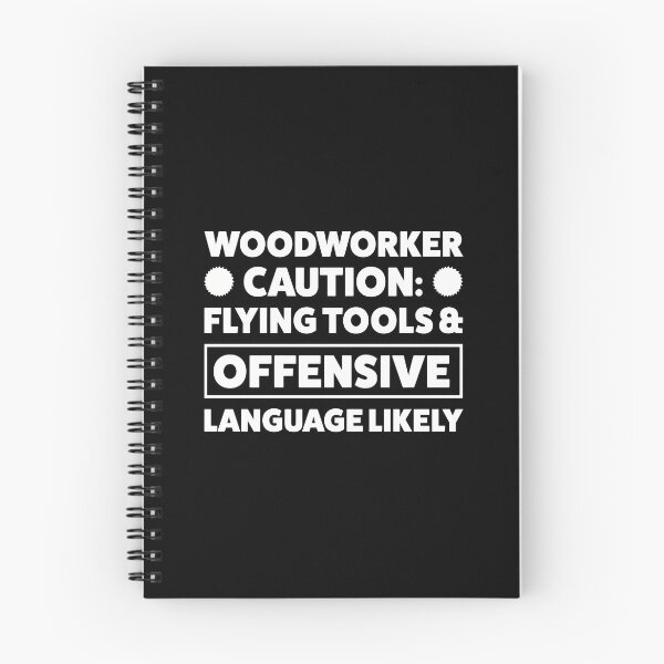 Item preview, Woodworker Caution Flying Tools Offensive Language Likely designed and sold by zoggdisorto.