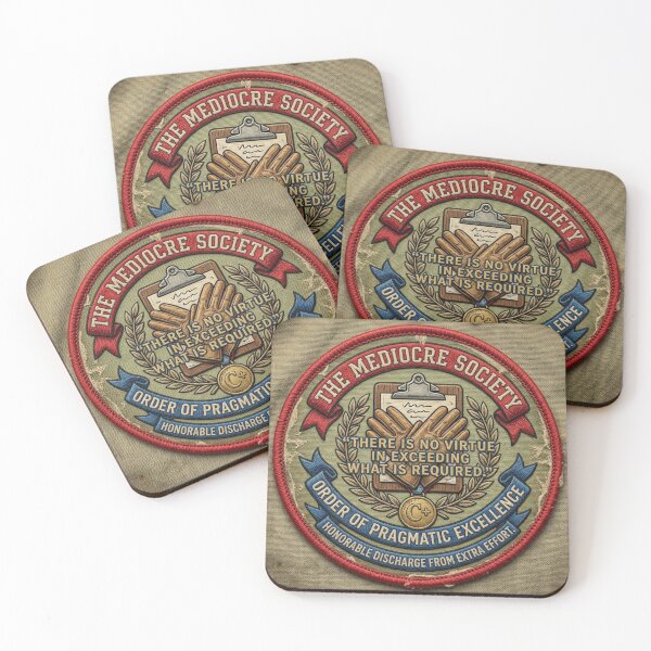 Item preview, The Merit Badge of Restraint designed and sold by The Mediocre Society.