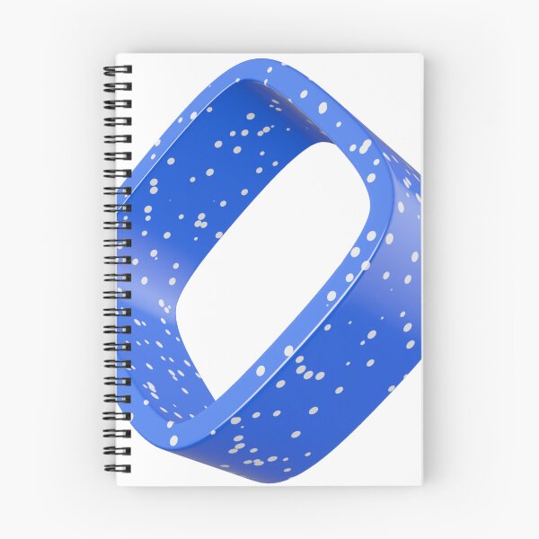 Item preview, 3D Speckled Blue Geometric Loop designed and sold by meghnad.