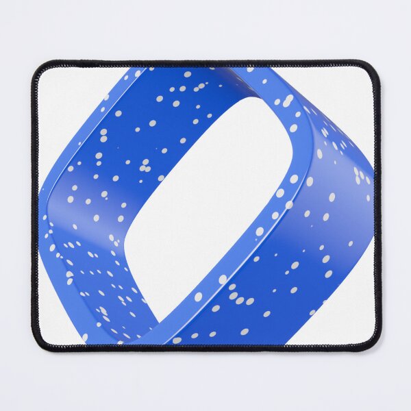 Item preview, 3D Speckled Blue Geometric Loop designed and sold by meghnad.