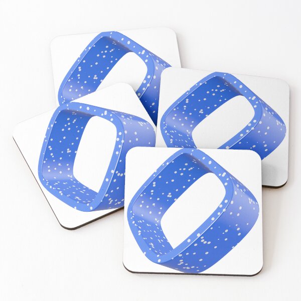 Item preview, 3D Speckled Blue Geometric Loop designed and sold by meghnad.