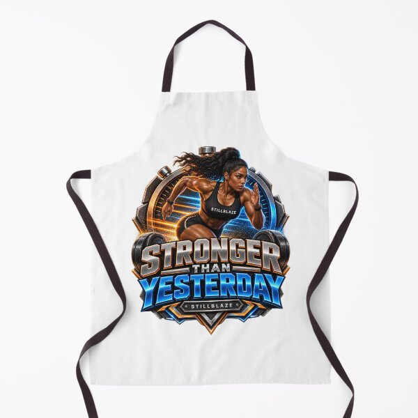 Item preview, Stronger Than Yesterday – Fitness Motivation by STILLBLAZE designed and sold by BilcoStillbaze.