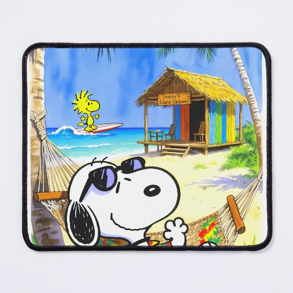 Item preview, Snoopy Hawaiian Beach  designed and sold by CapsuleOfLife.