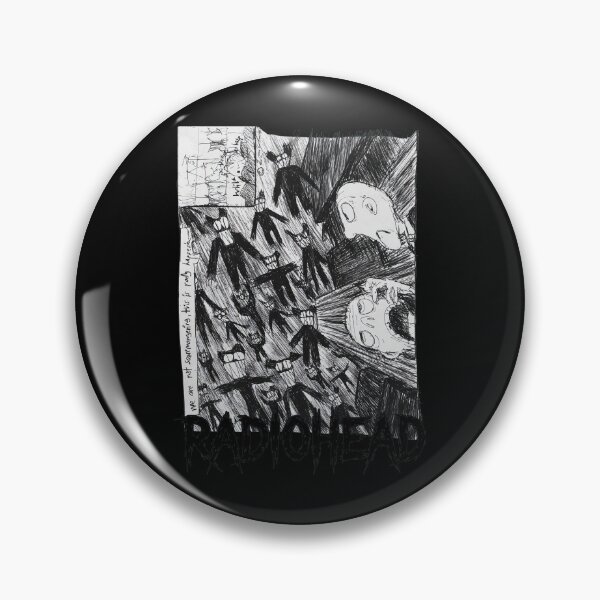 Item preview, Distorted Crowd Angst Ink Drawing Music Group Name designed and sold by STEPHENAGON.