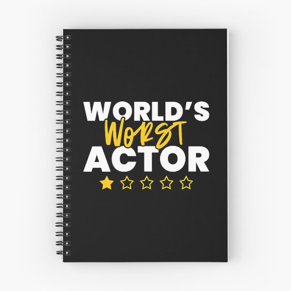 Item preview, World's Worst Actor Funny Humorous Performance Gift Idea designed and sold by hovergzstrow.