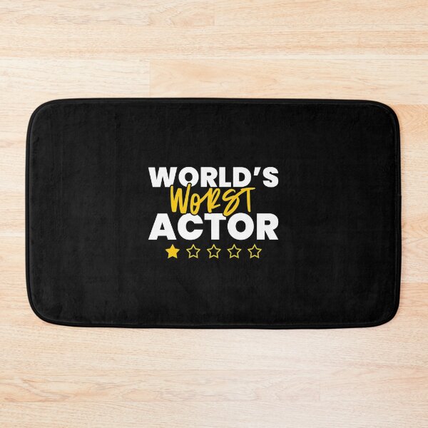 Item preview, World's Worst Actor Funny Humorous Performance Gift Idea designed and sold by hovergzstrow.