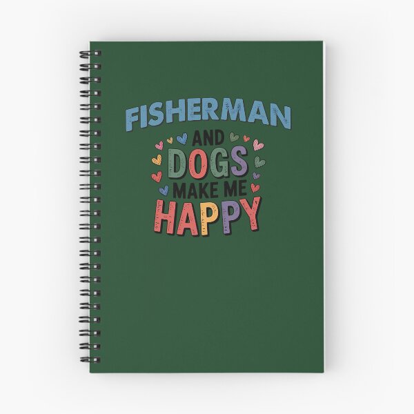 Item preview, Fisherman And Dogs Make Me Happy - Funny Fisherman Dogs Lover 145 designed and sold by nctrnlcolle.