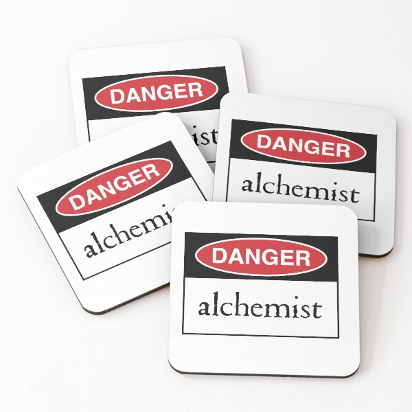 Item preview, Danger: alchemist designed and sold by Peter Fyfe's Squalid Little Merch Shop.