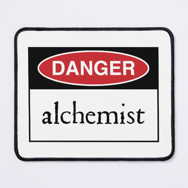 Item preview, Danger: alchemist designed and sold by Peter Fyfe's Squalid Little Merch Shop.