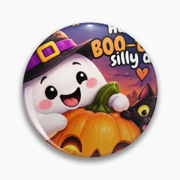 Item preview, cute ghost happy halloween designed and sold by csa digital products.