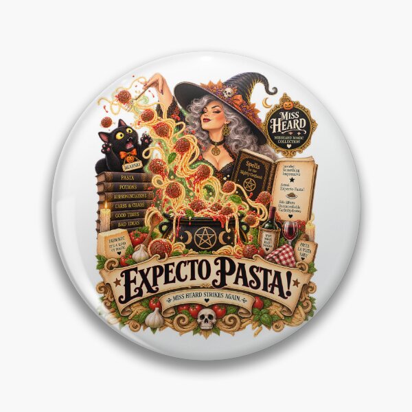 Item preview, MISS HEARD'S - ✨MISHEARD MAGIC COLLECTION✨ COLLECTION - THE HALLOWEEN INCANTATION - EXPECTO PASTA designed and sold by WheelieGdArt.