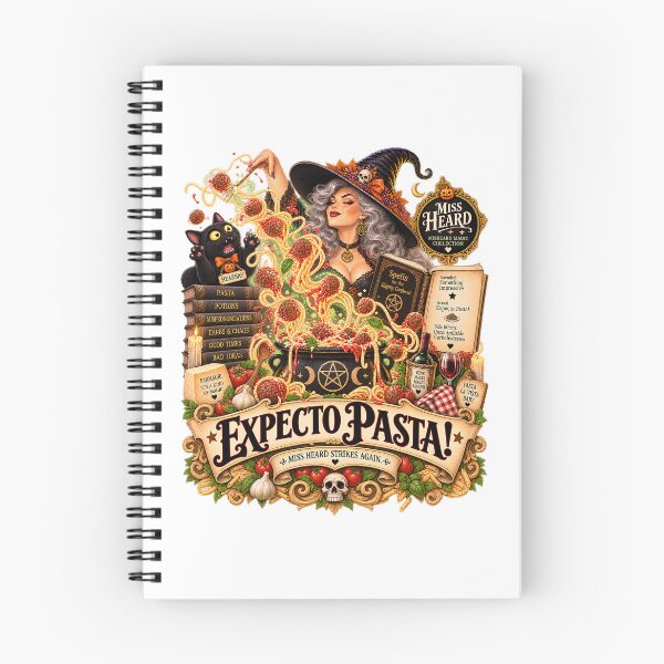Item preview, MISS HEARD'S - ✨MISHEARD MAGIC COLLECTION✨ COLLECTION - THE HALLOWEEN INCANTATION - EXPECTO PASTA designed and sold by WheelieGdArt.