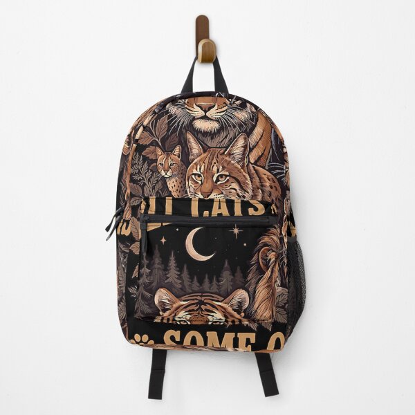 Item preview, Funny Wild Cat Petting Warning Design designed and sold by nryum.