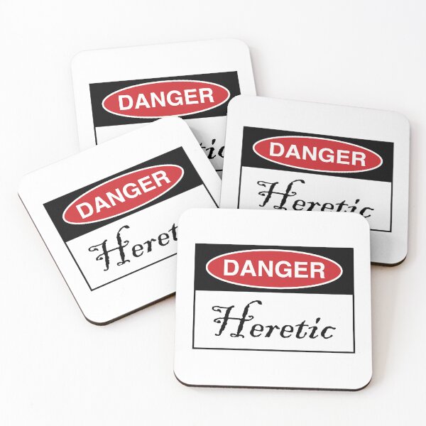 Item preview, Danger: Heretic designed and sold by Peter Fyfe's Squalid Little Merch Shop.