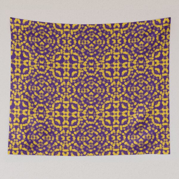 Item preview, Artsy Purple and Gold Yellow Game day  Pattern designed and sold by digikim.