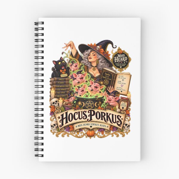 Item preview, MISS HEARD'S - ✨MISHEARD MAGIC COLLECTION✨ COLLECTION - THE HALLOWEEN INCANTATION - HOCUS PORKUSEXPECTO PASTA designed and sold by WheelieGdArt.