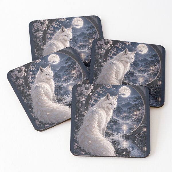 Item preview, White Fox Moon Gate designed and sold by Silken moonlight .