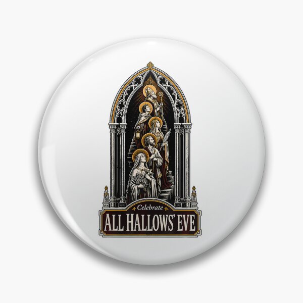 Item preview, Celebrate All Hallows Eve Catholic Saints Christian Faith designed and sold by Pider-Vampire.
