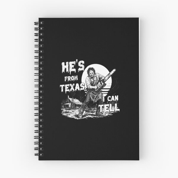 Item preview, He's From Texas Chainsaw Horror Halloween Scene designed and sold by nryum.