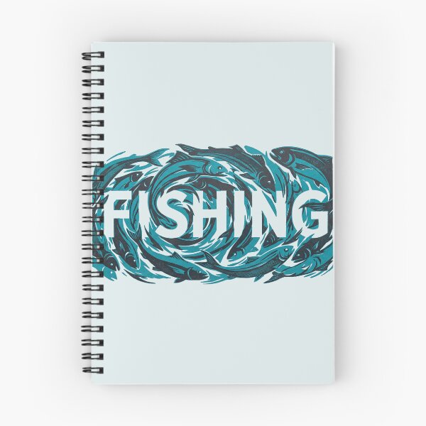 Item preview, Fishing School Of Fish Ocean Swirl Angler Graphic designed and sold by KiwiRider.