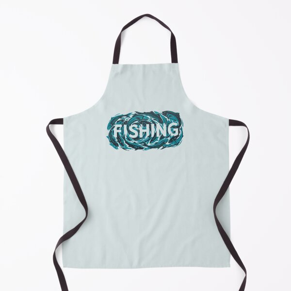 Item preview, Fishing School Of Fish Ocean Swirl Angler Graphic designed and sold by KiwiRider.