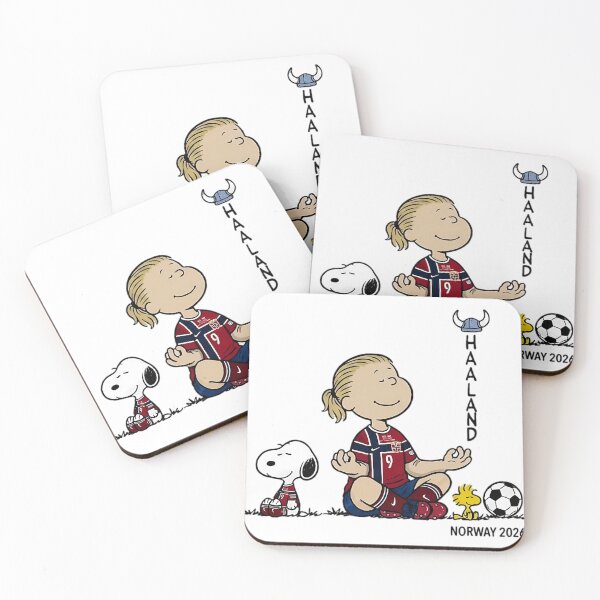 Item preview, Haaland Snoopy Meditation Norway designed and sold by CapsuleOfLife.