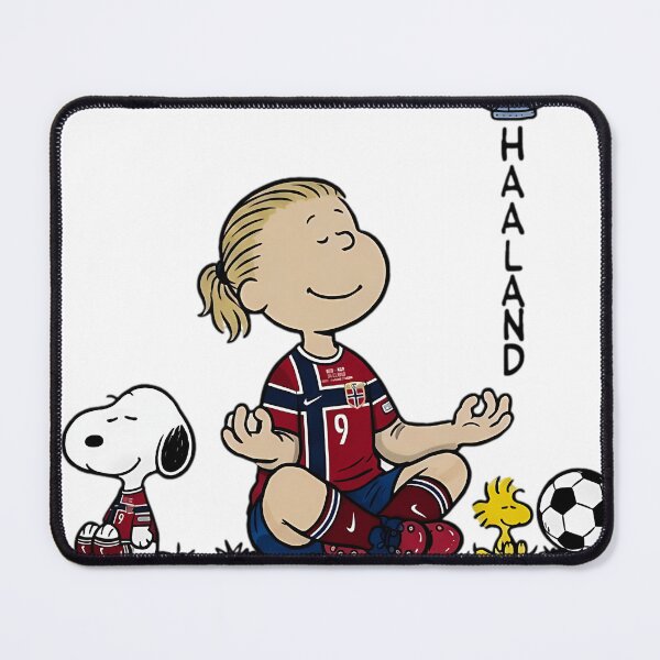 Item preview, Haaland Snoopy Meditation Norway designed and sold by CapsuleOfLife.