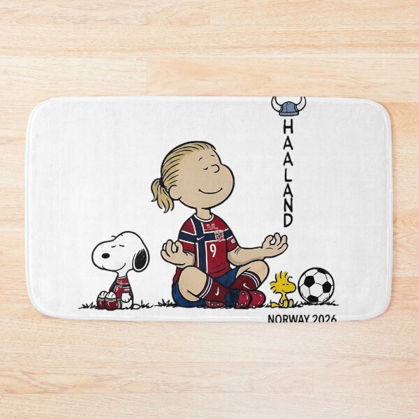 Item preview, Haaland Snoopy Meditation Norway designed and sold by CapsuleOfLife.