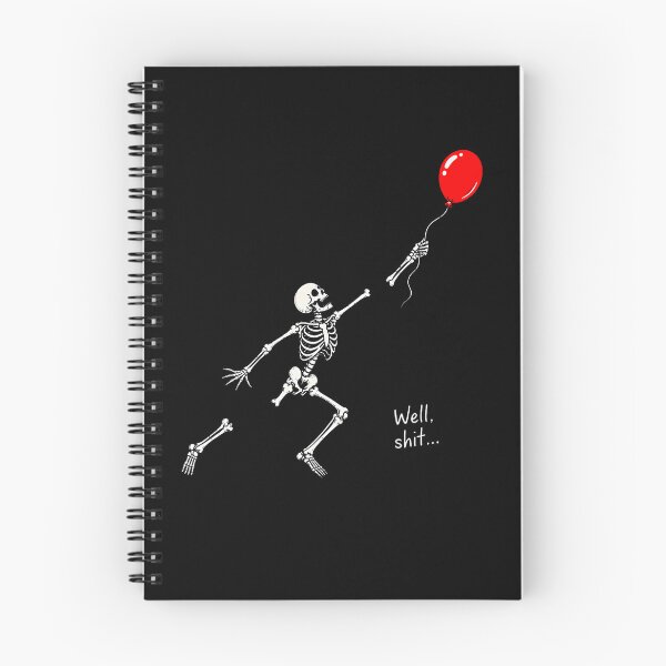 Item preview, Funny Well Skeleton Holding Balloon Gothic Halloween designed and sold by Pider-Vampire.
