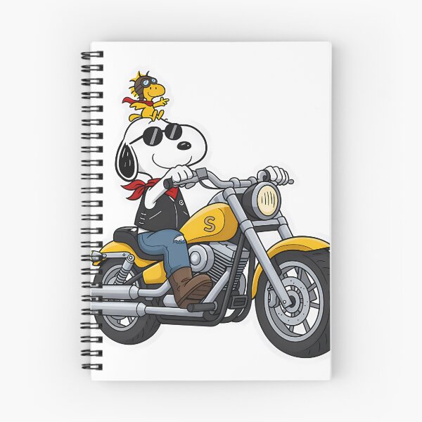 Item preview, Snoopy Biker Riding Motorcycle designed and sold by CapsuleOfLife.