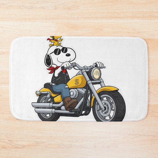 Item preview, Snoopy Biker Riding Motorcycle designed and sold by CapsuleOfLife.