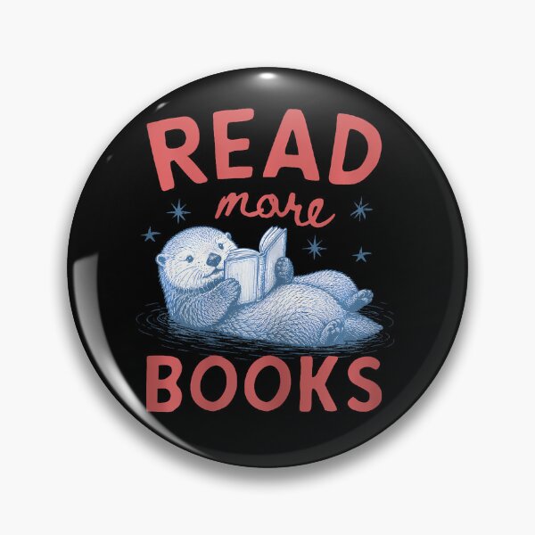 Item preview, Read More Books Bookworm Bookish Teacher Librarian Otter designed and sold by Pider-Vampire.