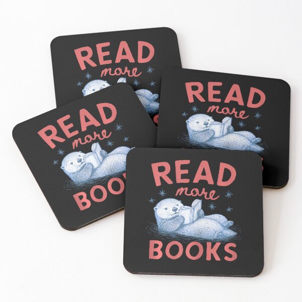 Item preview, Read More Books Bookworm Bookish Teacher Librarian Otter designed and sold by Pider-Vampire.