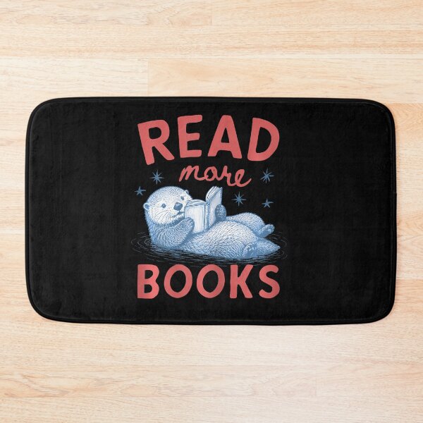 Item preview, Read More Books Bookworm Bookish Teacher Librarian Otter designed and sold by Pider-Vampire.