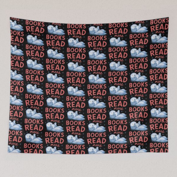Item preview, Read More Books Bookworm Bookish Teacher Librarian Otter designed and sold by Pider-Vampire.