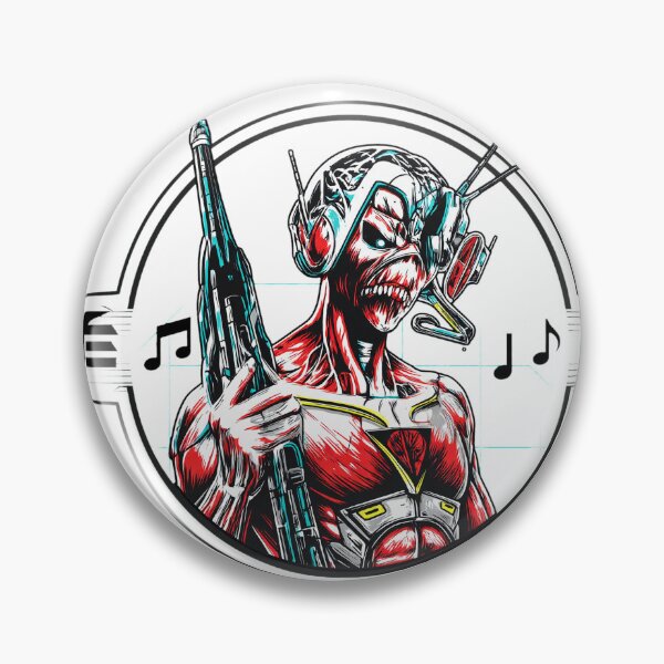Item preview, Eddie Musician Cyberpunk  Emblem designed and sold by ZACHAWILLIAMS.